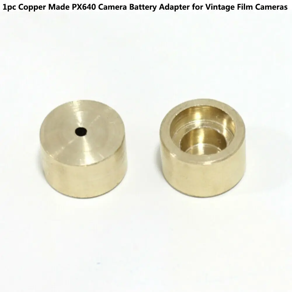 

GHH BAAQII 1Pc PX640 HM-N Camera Battery Adapter for Vintage Film Cameras Copper Made Easy To Use Durable CE1091