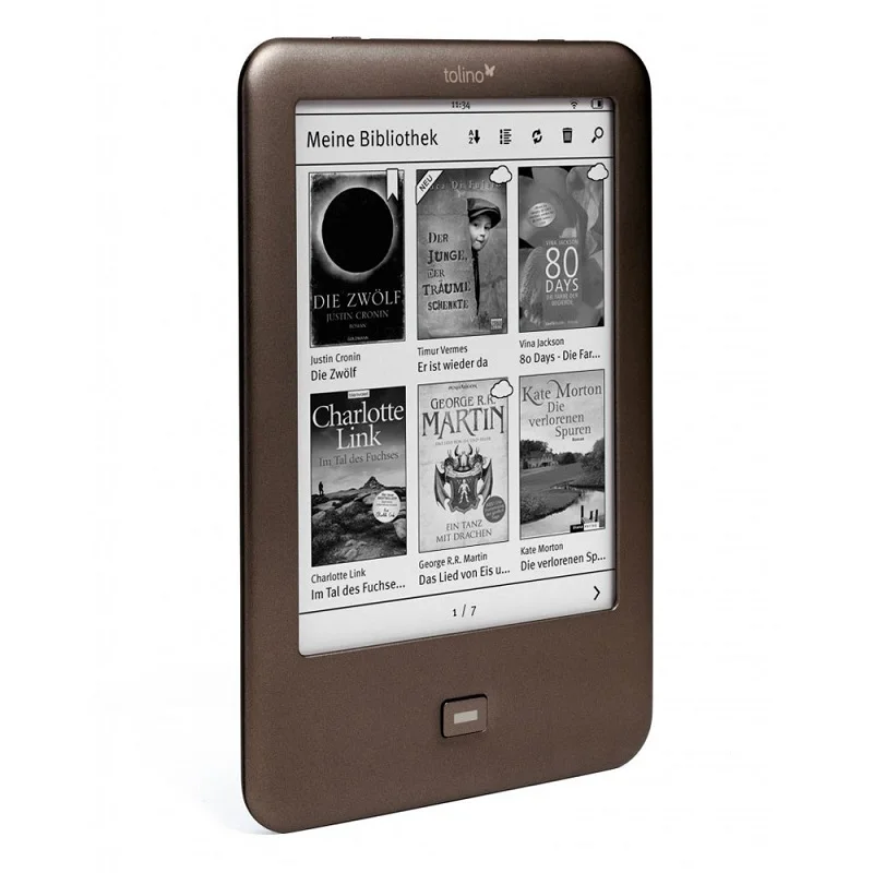 2021new 6 Inch Touch Screen 1024x758 Electronic Book Reader E-Book Built In Light WiFi Ebook Tolino Shine E-ink | Электроника