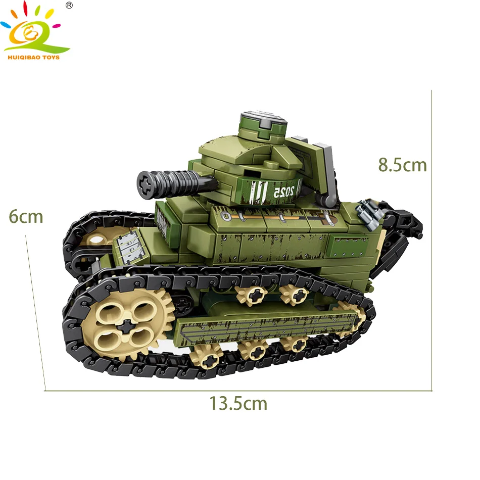Игрушки 368 шт. Военные солдаты фигурки армия FR Renaul F 17 Ank оружие танк кирпичи для