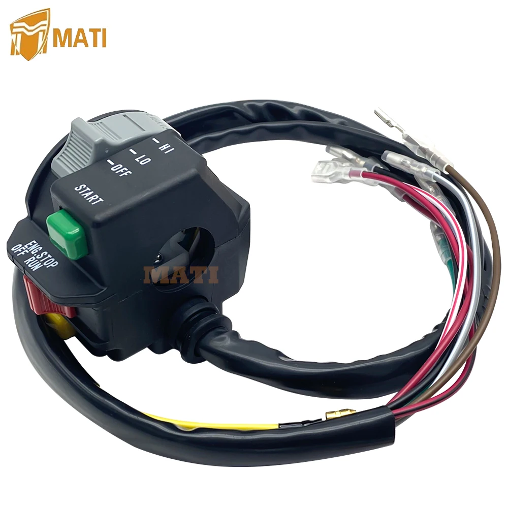 Левый переключатель на руль старт-стоп переключение фары 4110193 для Polaris ATV 400L 6X6 Magnum