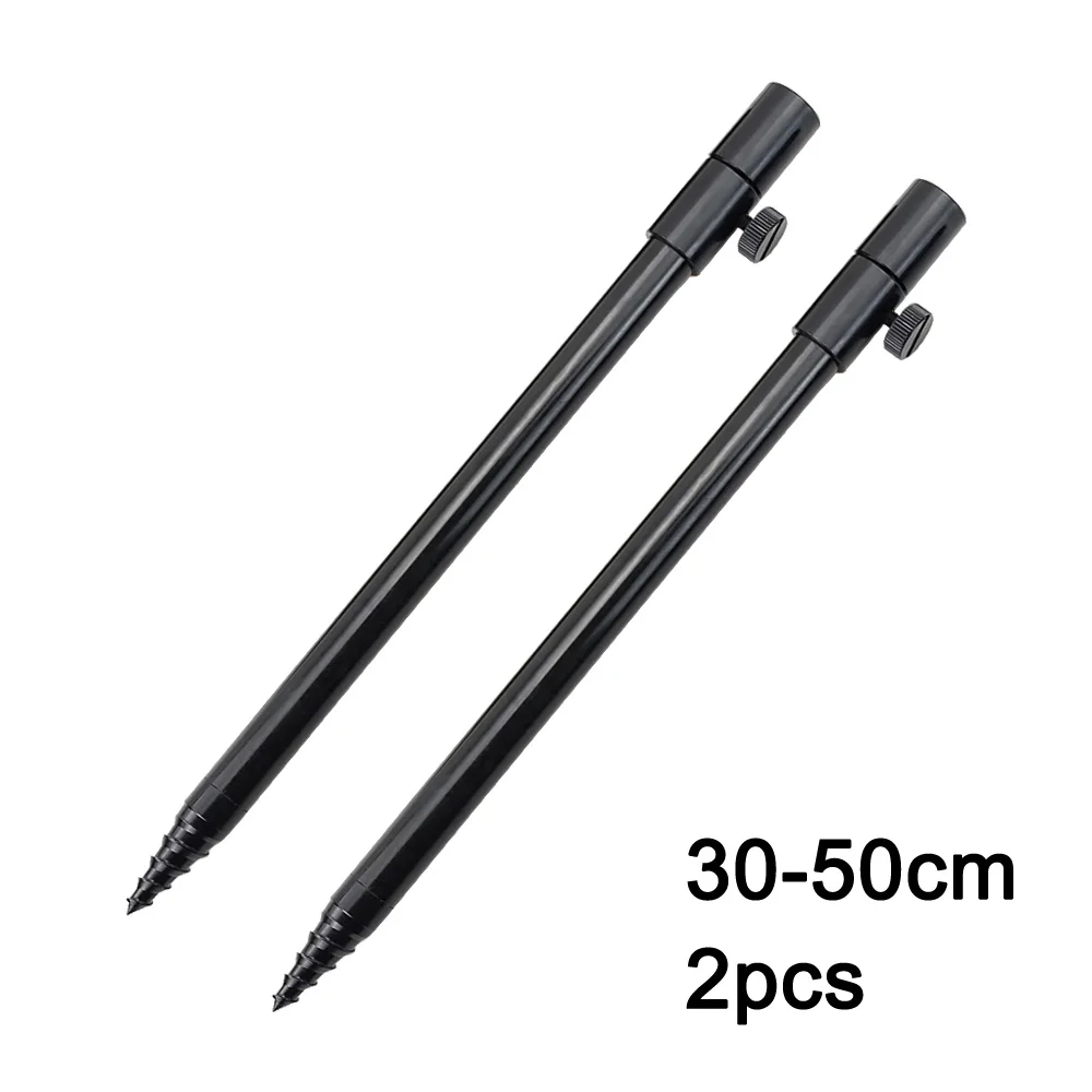 30 to 50cm 2 шт. Карп рыболовные снасти банка палочки подставка для удочки телескопические банкноты - Цвет: 30 to 50cm