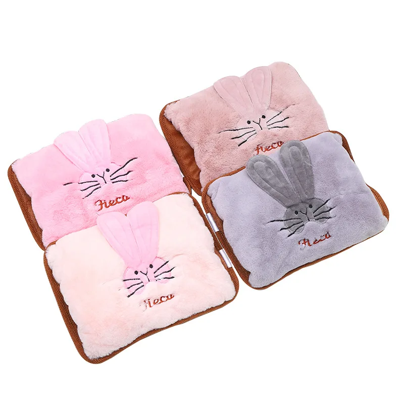 Saim кролик грелка для рук сумка перезаряжаемая электрическая горячей воды Милая