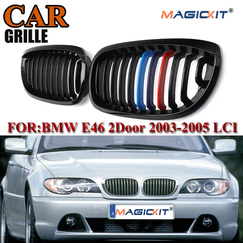 MagicKit новая пара глянцевый черный M Цвет передний бампер вытяжка для автомобиля