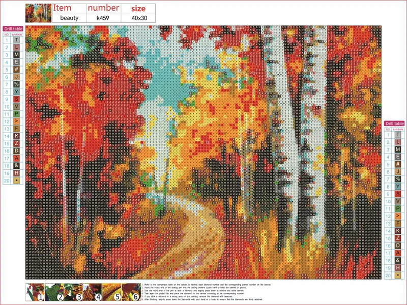 5D алмазная вышивка картина крестиком пейзаж сделай сам Алмазный кристалл