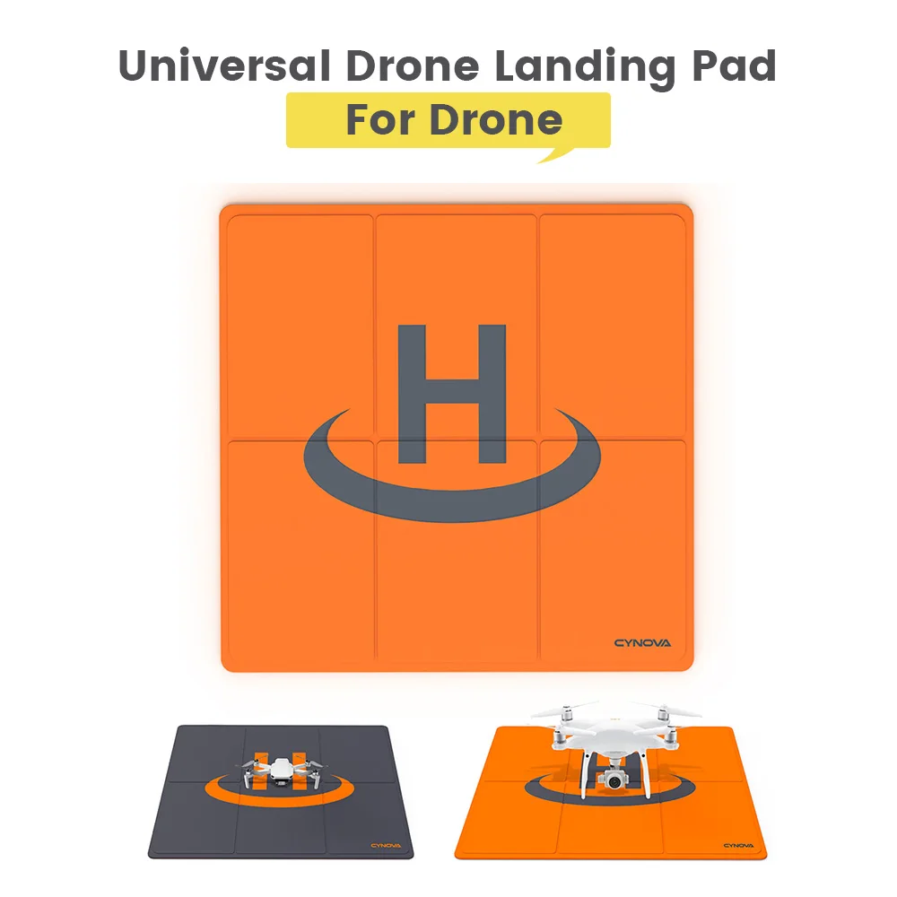 

CYNOVA Portable Foldable Landing Pad 50cm 65cm For DJI FPV Mavic Air 2 Mini Pro Air Mavic 2 Drone Universal Apron Accessories