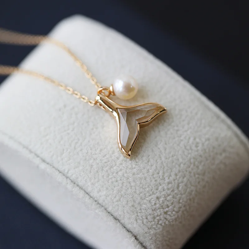 

Ожерелье женское из серебра 2021 пробы, с замком