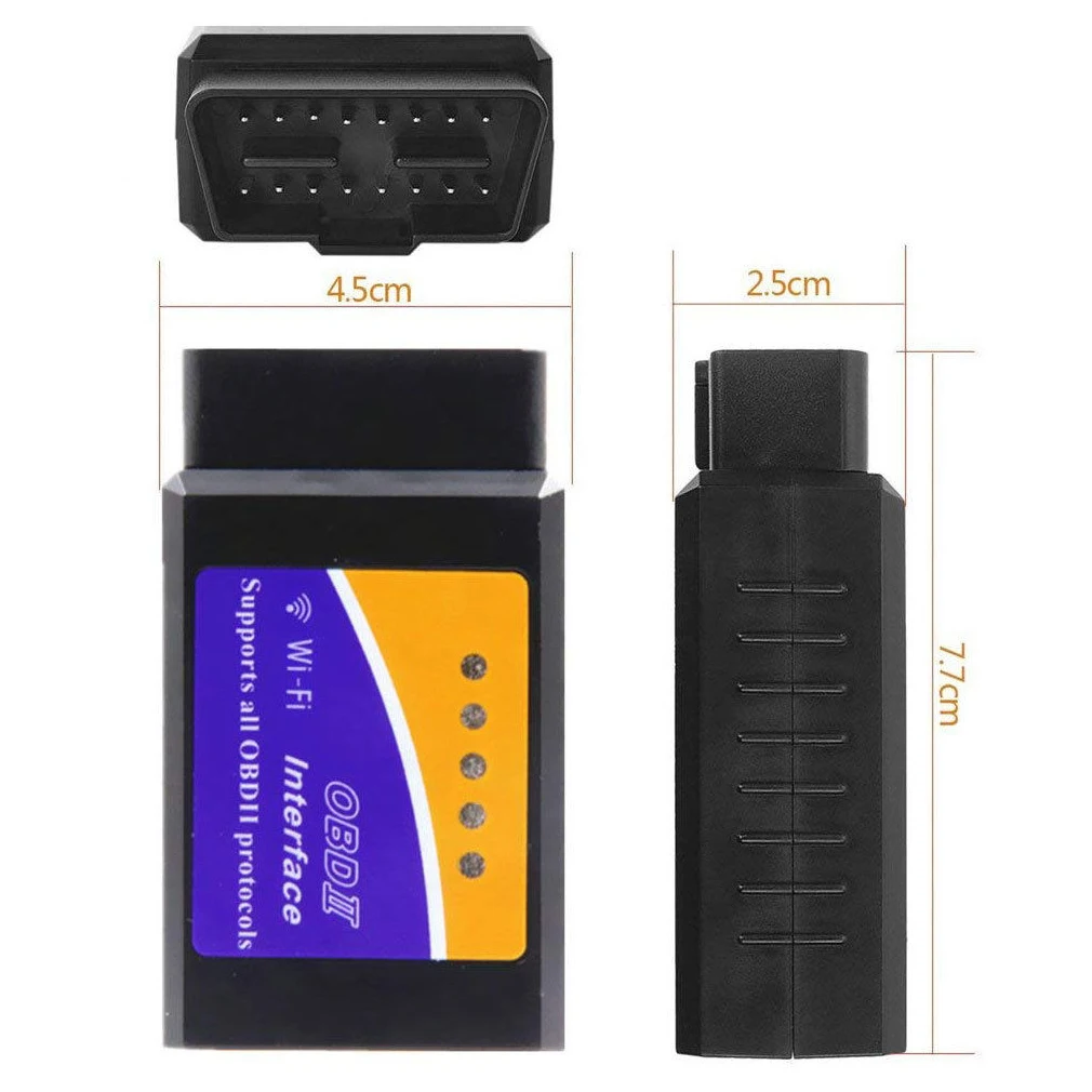 ELM327 wifi OBD2 OBDII автомобильный диагностический сканер для iOS Android автомобильный диагностический сканер код ридер дропшиппинг