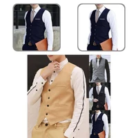 trendy spring waistcoat business office breathable spring waistcoat male vest men vest