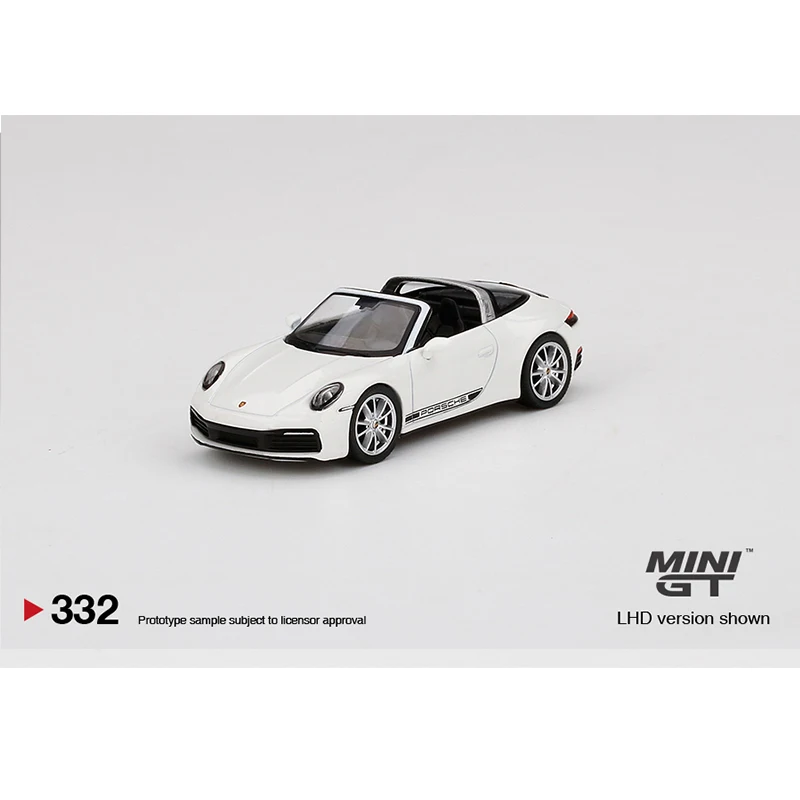 Предпродажа в марте 2022 MINI GT 1/64 911 желтовато-коричневая литая модель автомобиля |