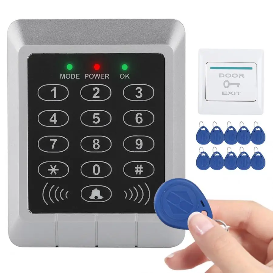 Система контроля доступа с RFID-клавиатурой дверной замок 125 кГц EM-карта для