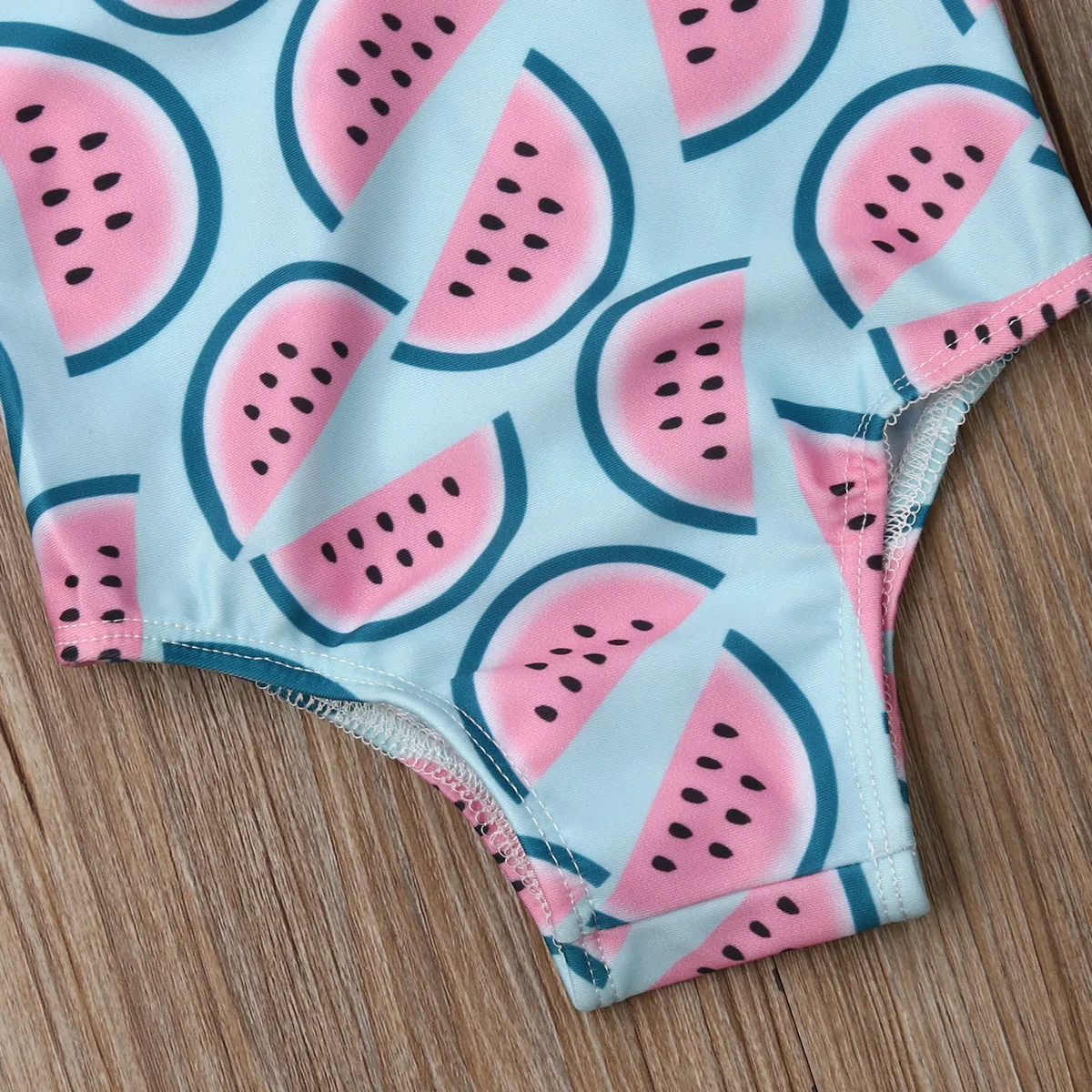 

Pudcoco 2020 New 6M-4Y Toddler Infant Baby Girls Watermelon Print Swimsuit Swimwear Pink Flowers Decorate Swimming Clothes