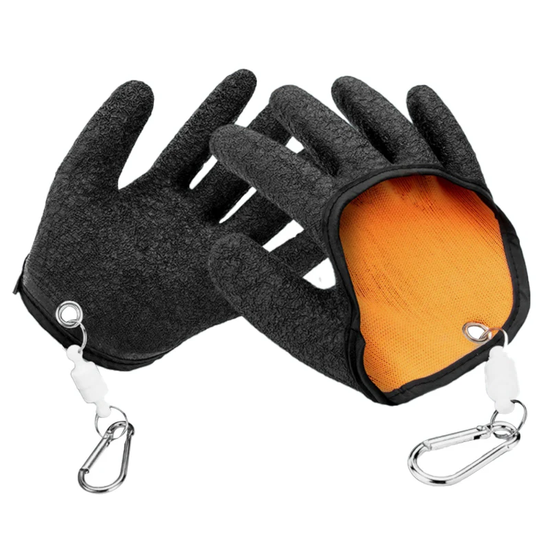 

AISPORT Fishing Glove With Magnet Release Fisherman Professional Catch Fish Gloves Cut And Puncture Resistant Anti-slip Latex