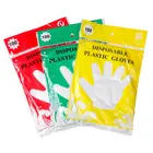 Одноразовые пластиковые виниловые прозрачные перчатки средней длины, гипоаллергенный латекс и без пудры, отлично подходят для домашней кухни xilf, 100 шт.
