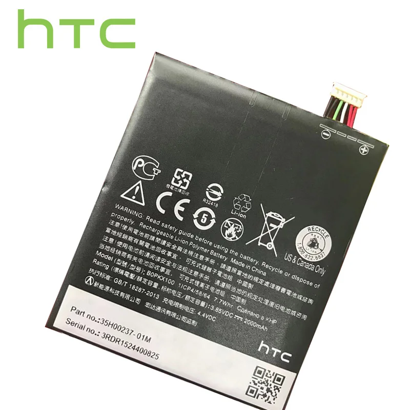 100% оригинальный аккумулятор HTC BOPKX100 для мобильного телефона Desire 626 D626W D626T 626G 626S D262W