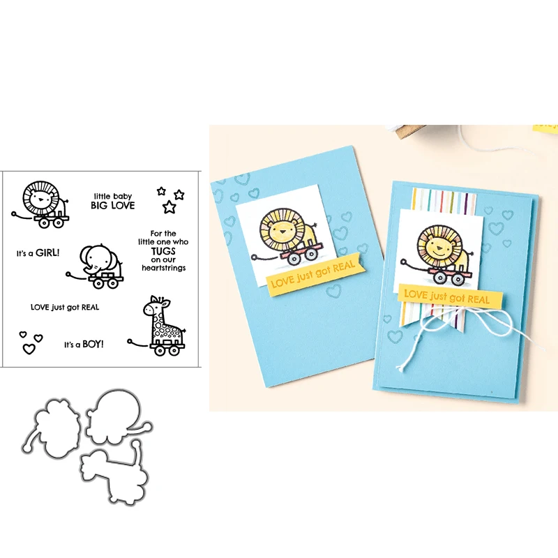 

BABY TOYS Metal Cutting Dies and Stamps Stencil for DIY Scrapbooking Album Embossing Paper Cards Decorative Crafts Die Cuts