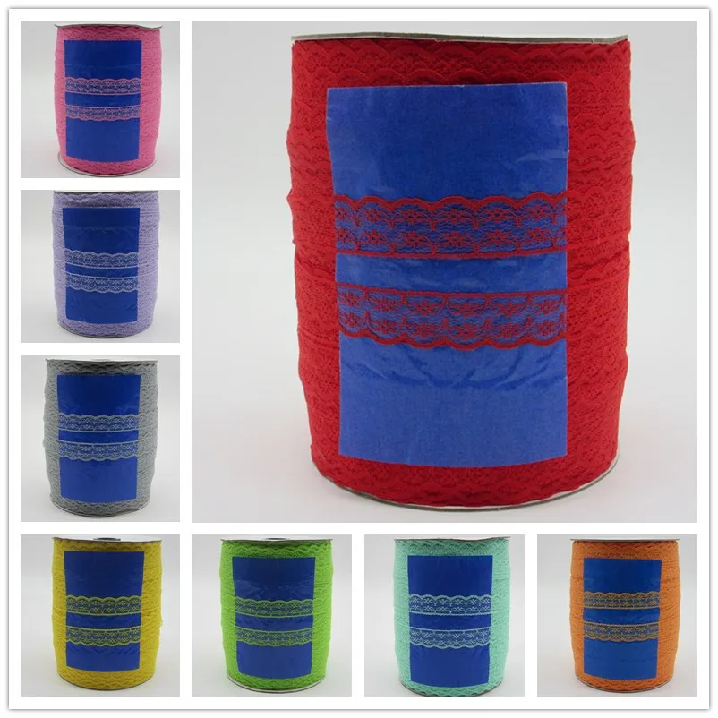 

Wholesale 600yards/Roll Lace Ribbon Width/22mm Lace Trim Fabric Embroidered Sewing Decoration African Lace Fabric Applique