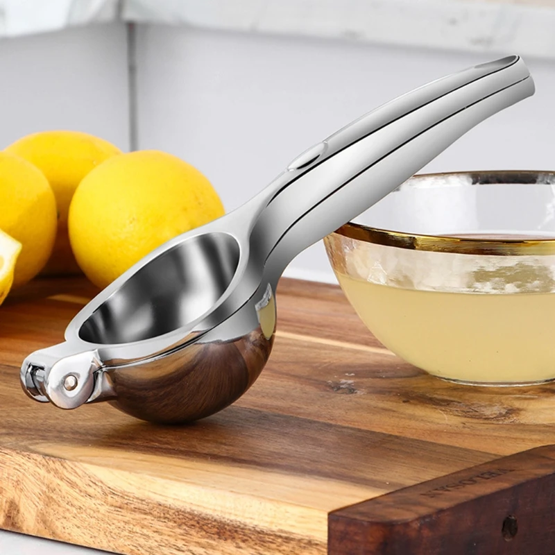 

Lemon Squeezers Premium Quality Stainless Steel Two Sizes Manual Citrus Press Juicers and Lime Squeezers Stainless Steel