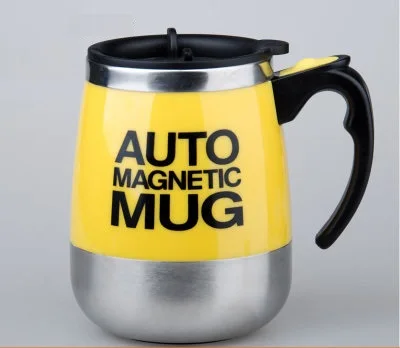 Автоматическая Магнитная кружка кофейные молочные микс-чашки из нержавеющей