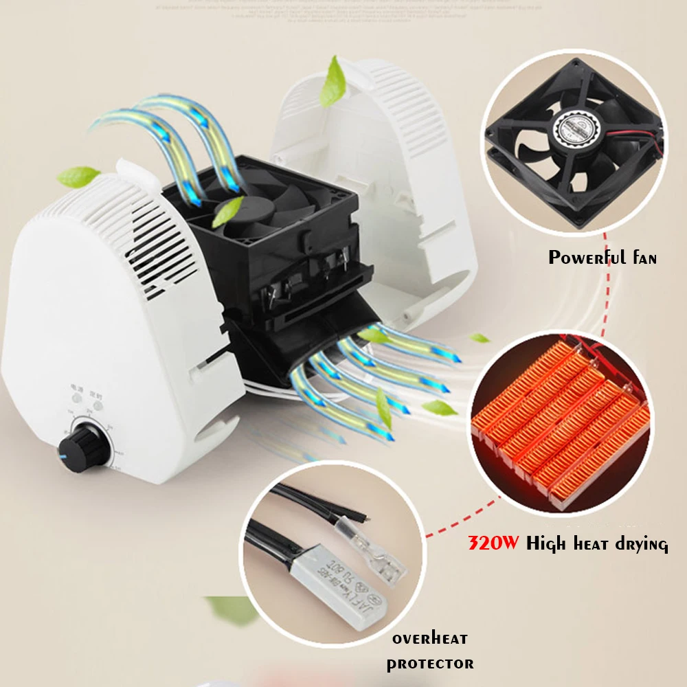 

Anion Mini Portable Hang Dryer Clothes For Traveling Outdoor Semi-automatic Ultraviolet Ray Sterilization Deodorization