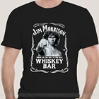 Мужская хлопковая футболка с принтом Джима морнизона