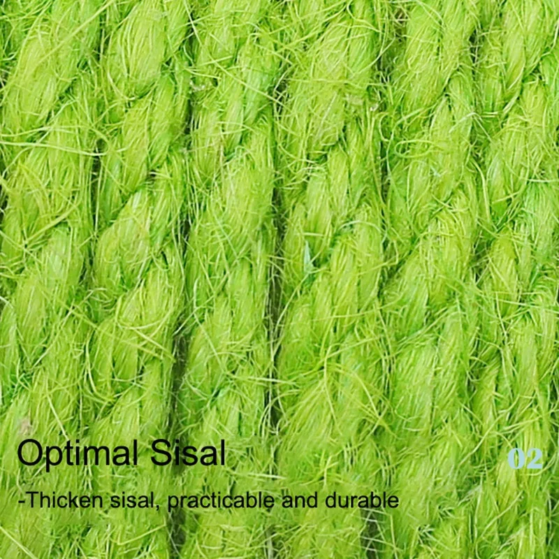 Тканая Когтеточка Sisal для кошек игрушка домашних животных С КАКТУСОМ шариком из