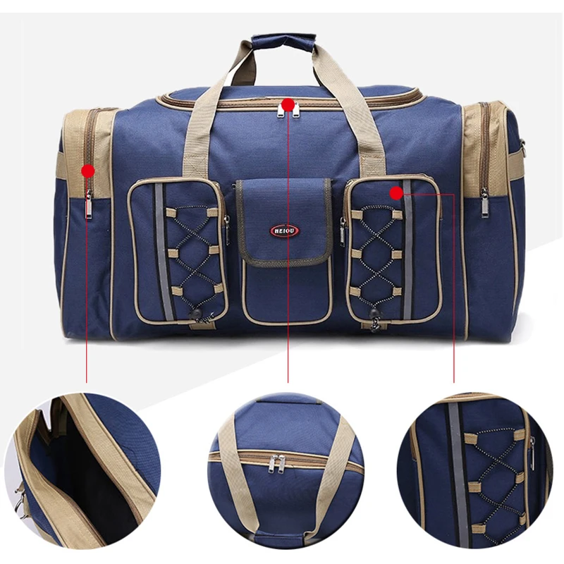 Большой емкости мужские ручные багажные дорожные сумки холщовые выходные на