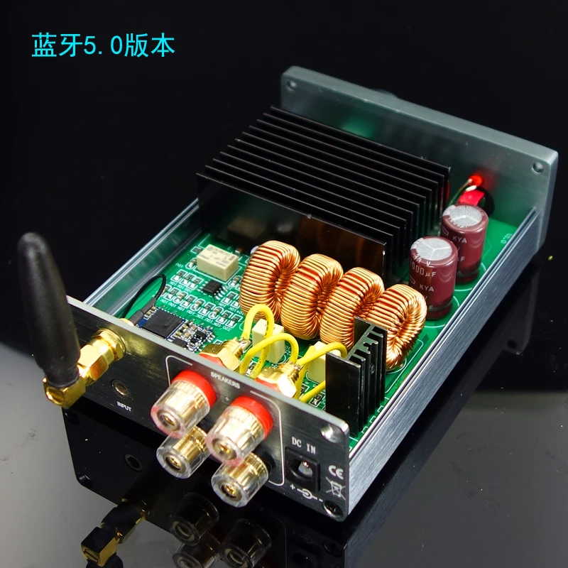 Усилитель мощности WEILIANG AUDIO TDA7498E 2.0 класса D миницифровой с Bluetooth 5.0 максимальной выходной мощностью 160 Вт * 2.