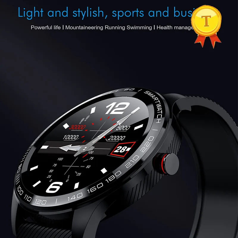 Бестселлер кожаные Смарт-часы ЭКГ + ФПГ пульсометр Монитор артериального