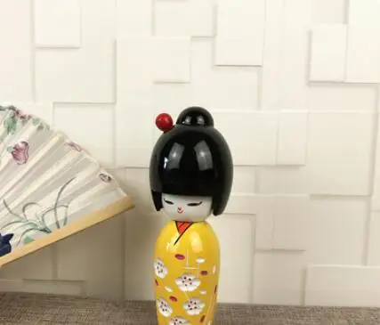 1 шт. новая кукла-кимоно в виде сливы японские деревянные куклы Kokeshi для девочек