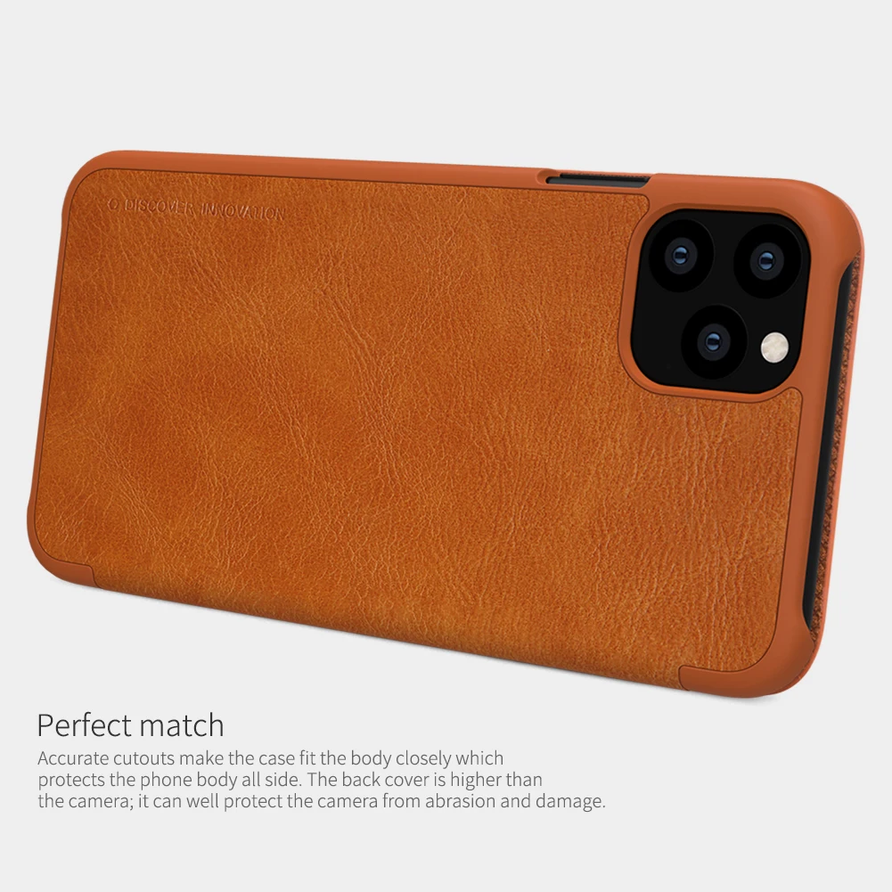 Для iphone 11 11 Pro Max чехол NILLKIN Флип кожаный чехол слот для карт задняя крышка для iphone XS Max XR X 8 7 6 6S Plus 5s SE чехол
