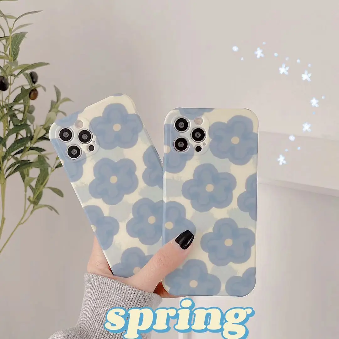 

Flowers Liquid Luxury Silicone Case For iPhone 11 12 For Cover iPhone 11 12 Pro Max Case iPhone 7 8 Xr Xs Plus Case Shockproof