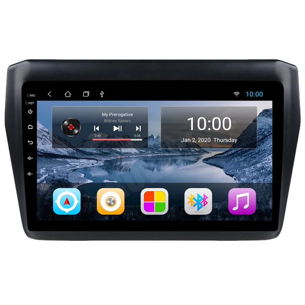 RoverOne автомобильный мультимедийный плеер Android 10 для Suzuki Swift 2018 Авторадио Bluetooth