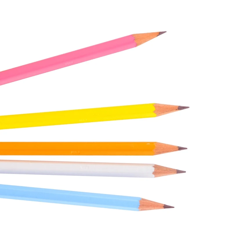 12 шт. STAEDTLER 132 Макарон/неоновая Шестигранная ручка 2B HB карандаш для студентов с карандашом для письма гладкий и легко ломается