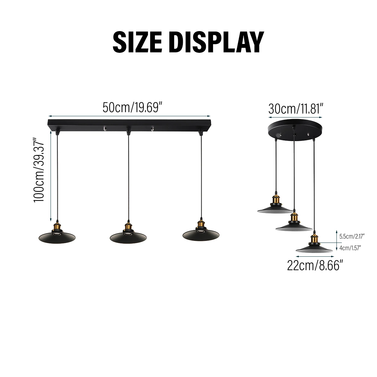 

3 Heads Modern Pendant Light Bedroom Hanging Pendant Lamp Home Bar Restaurant Decoration Indoor Lighting Fixture 85-265V E27