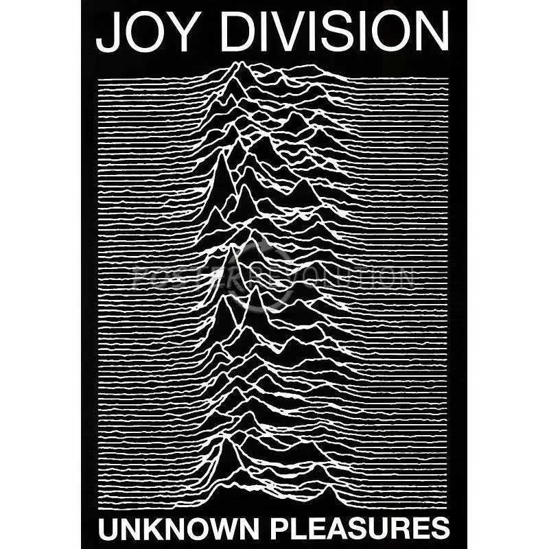 Шелковые художественные принты Unknown приятности от Joy Division (1979) настенное