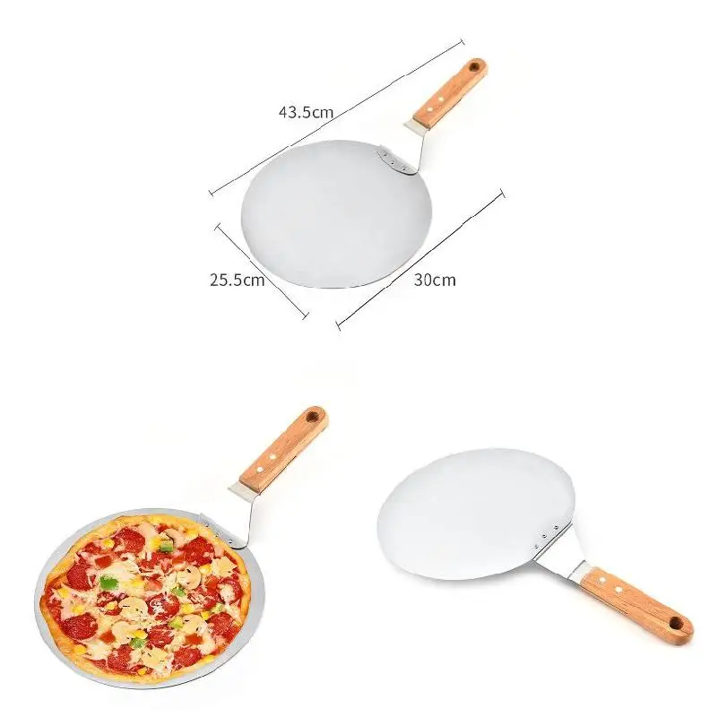 10 дюймовый Круглый поддон из нержавеющей стали для пиццы|Инструменты