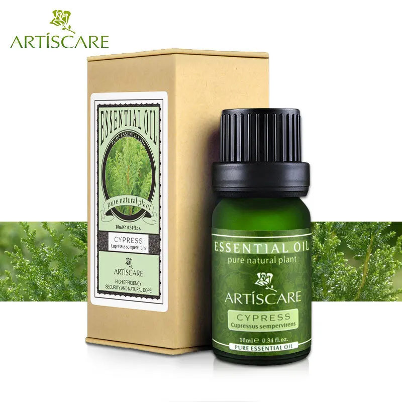 Чистое эфирное масло ARTISCARE Cypress 10 мл подтягивает кожу и жирное для лица очищает