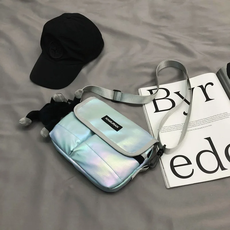 

2020 Women's Bag Fashion Oxford Shoulder Crossbody Laser Colorful Chest bag Casual Street Style Mini Trendy Girl Messenger Bag