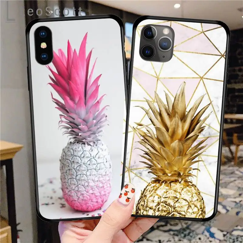 

Pineapple art aesthetic Luxury cool Phone Case for iPhone 11 12 pro XS MAX 8 7 6 6S Plus X 5S SE 2020 XR