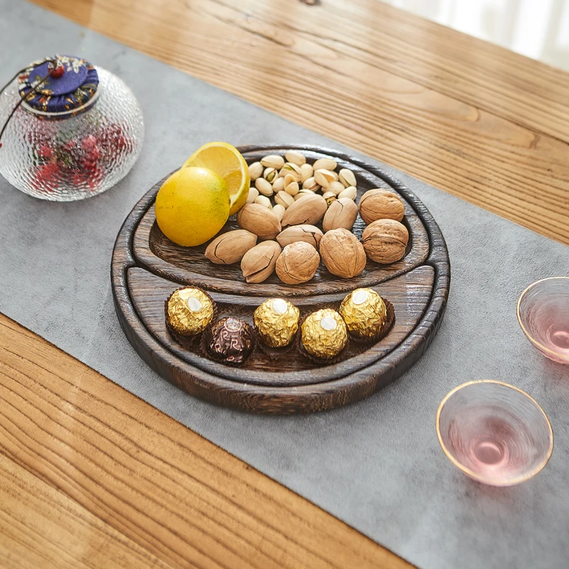 Новый деревянный поднос в китайском стиле для чая еды прямоугольный из массива