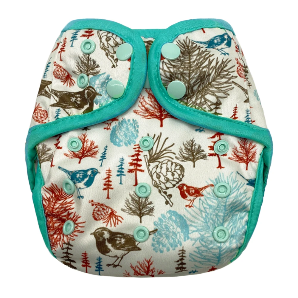 

Goodbum 1PC Baby One Size Adjustable Cloth Diapers Cover Reusable Washable Waterproof & Breathable Nappy Cover Suit 3-15kgs