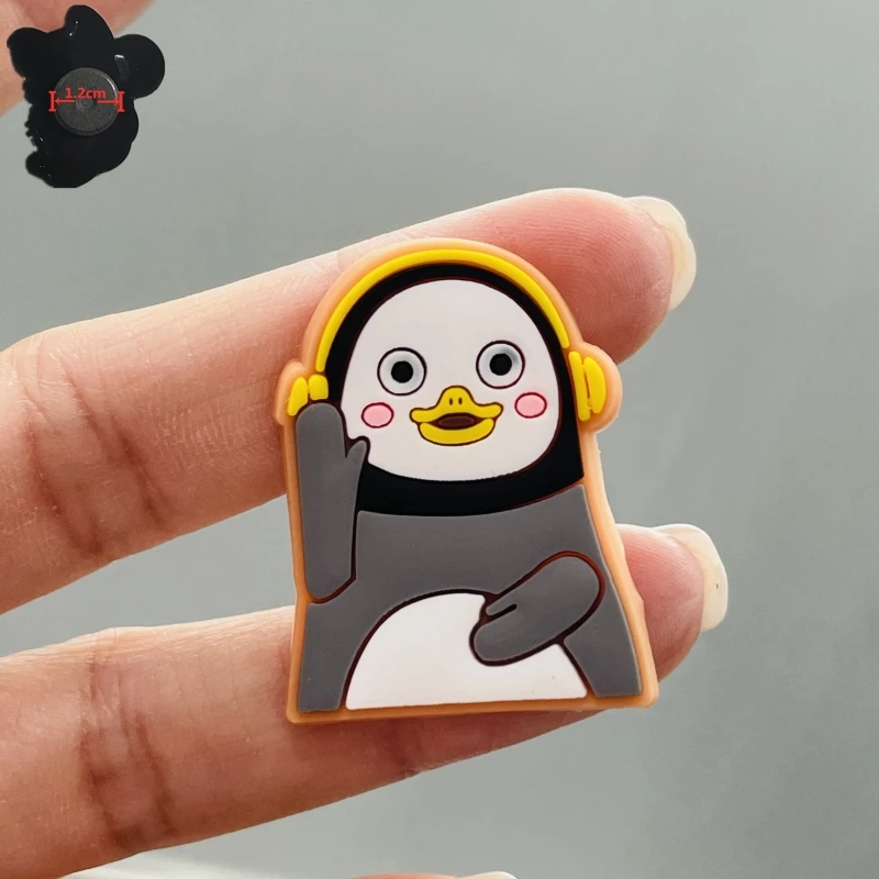 1PCS PVC Japan Anime Lovely Fridge Magnets Kawaii Penguin Refrigerator Magnetic Sticker Kids Gifts Stationery Toys Souvenir Gift - купить по