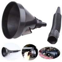 car filling funnel motorcycle special refueling funnel with strainer telescopic tube plastic emergency oil change equipment