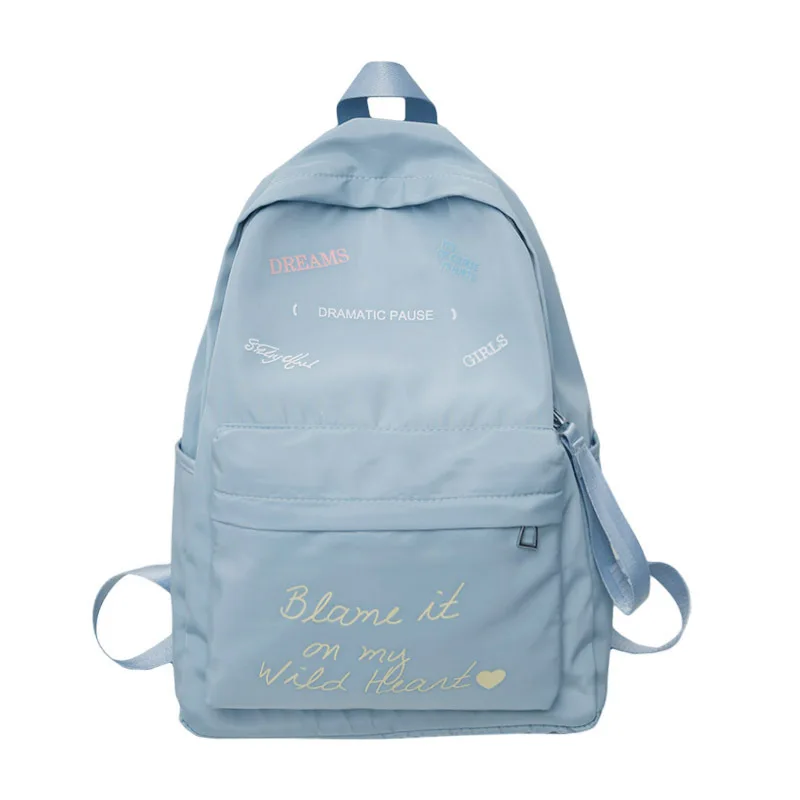 

Backpack Women 2020 Summer Brand New Fashion Female Students School Bags Canvas Shoulder Bags for Teenage Girls Travel Backpacks
