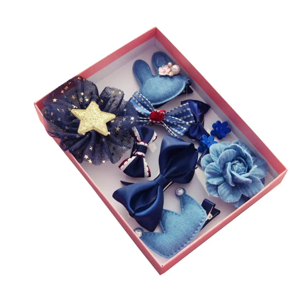 

10 Pcs Girl Bow Hairpin Ribbon Bowknot Flower Multi-Style Hair Clip Xmas Gift Clearance Sale!