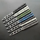 Нож-бабочка тренировочный Baliplus BRS, репликационный Клинок для повседневного использования, карманный тактический нож D2, лезвие G10, ручка с ЧПУ, подарок на Рождество