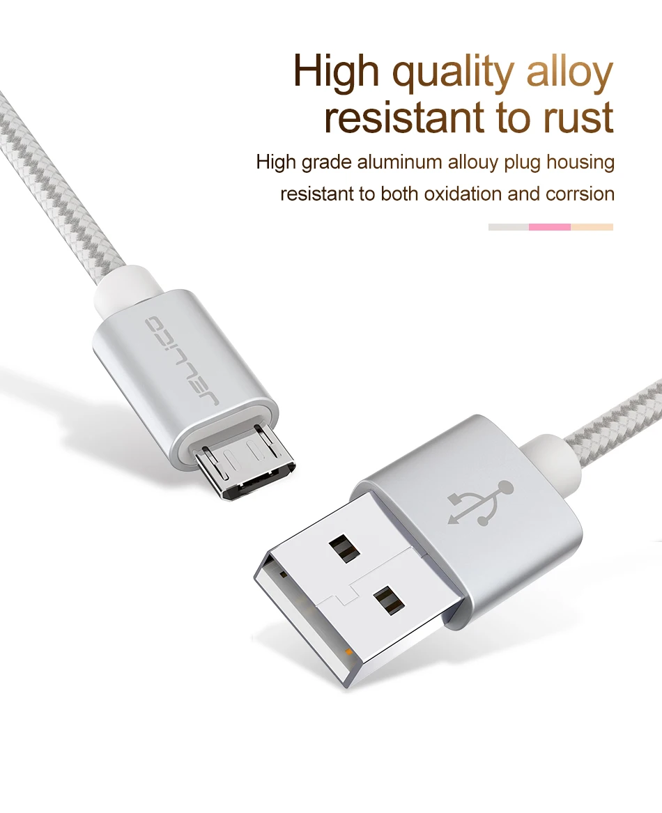 Jellico 3в1 USB кабель для iPhone X 8 7 6 кабель Micro usb type C кабель для samsung S9 S8 кабель быстрой зарядки 3A шнур зарядного устройства