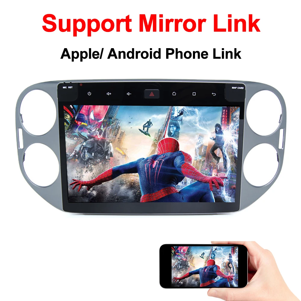 

YAZH Car Android Radio For VW Tiguan 2010 2011 2012 2013 2014 2015 2016 4GB 64GB Car Unit Multimedia With 10" IPS Video Display