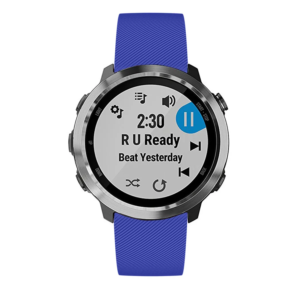 Silicone Bracelet For Garmin vivoactive3 music Forerunner 645 Soft Replacement Sport Wirst Band Watchband Strap |