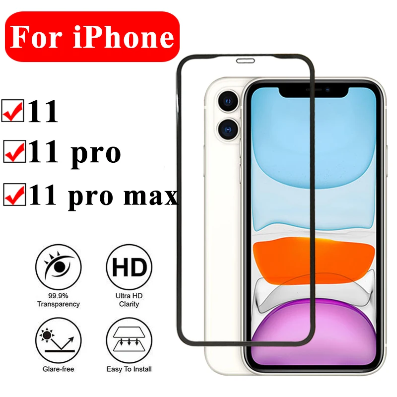 Защитное стекло на iphone 11 pro max iphone 11 11pro защитная пленка для экрана aphone iphine ifone guard glasses